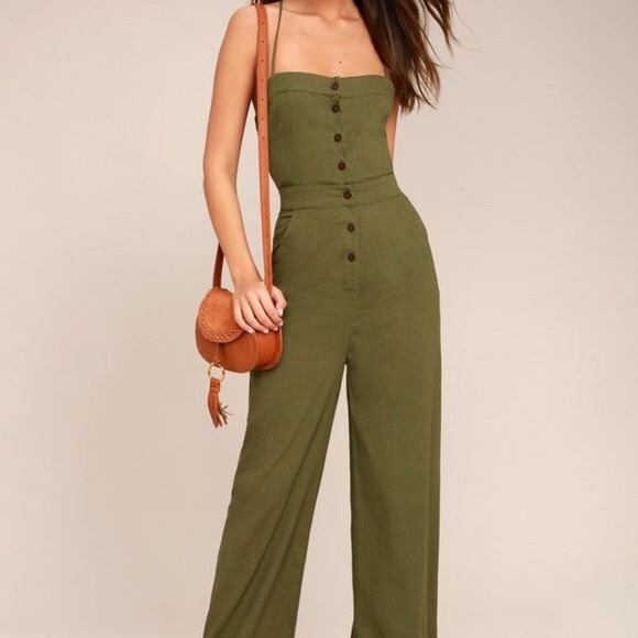 Lulus Other - Lulus Olive green jumpsuit